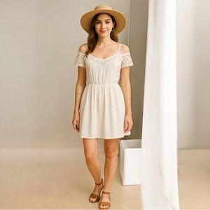 AMERICAN RAG - Lace Cold Shoulder Dress